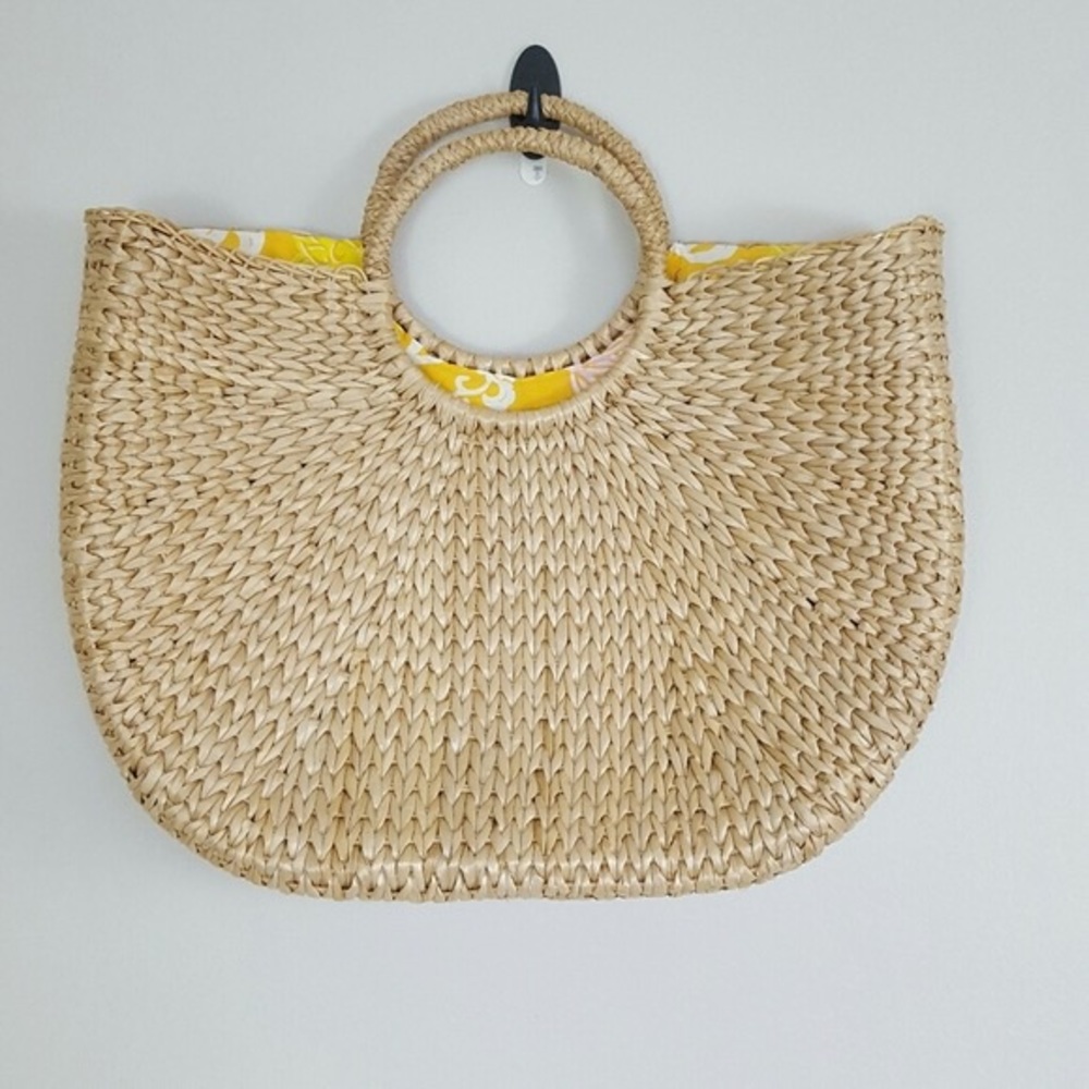 Straw Beach Bag